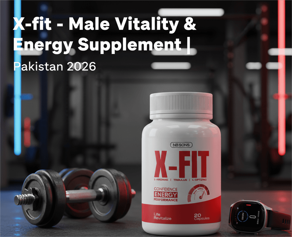 X-fit-Male Vitality & Energy Supplement | Pakistan 2026