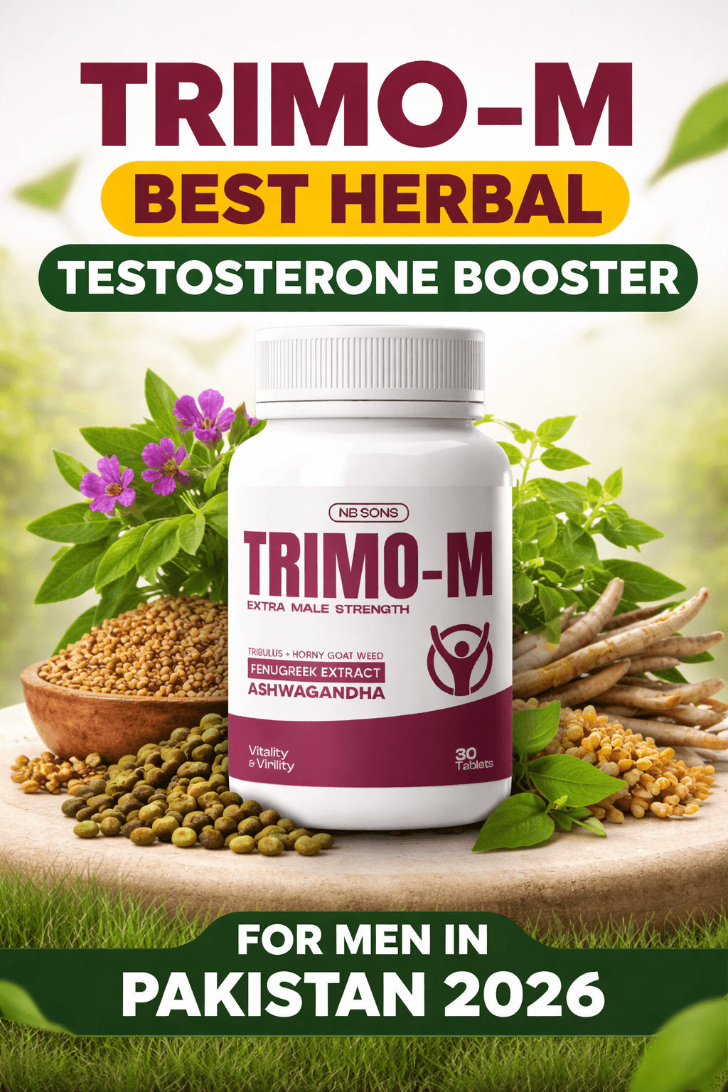 Trimo-M — Best Herbal Testosterone Booster for Men in Pakistan 2026