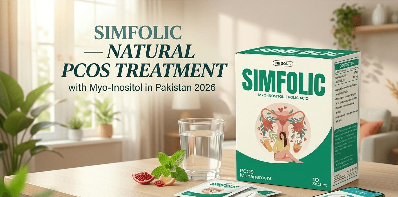 Simfolic — Natural PCOS Treatment with Myo-Inositol in Pakistan 2026